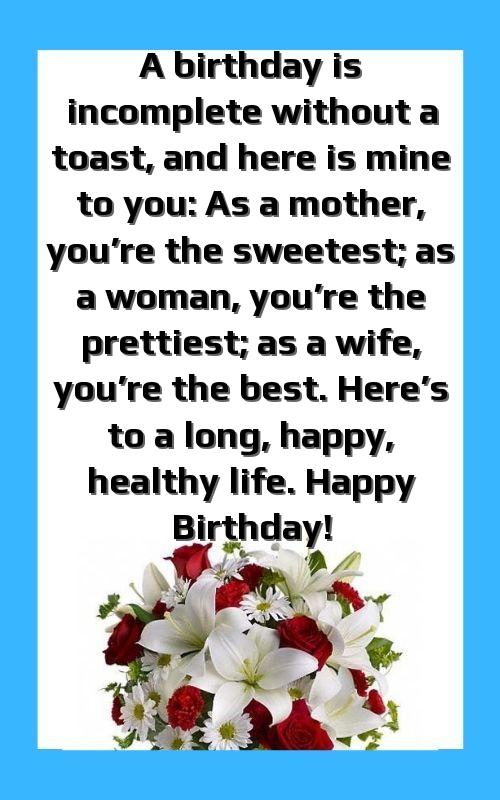 birthday wishes caption for wife